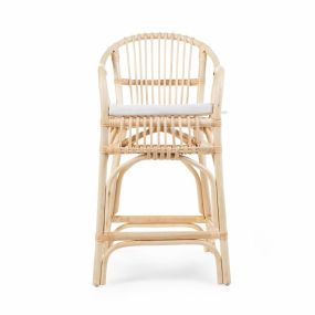 Childhome Rotan Kinderstoel Montana Met Kussen Naturel