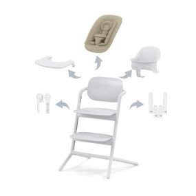 Cybex Lemo Kinderstoel 4 In 1 All White