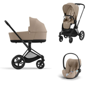 Cybex Priam Kinderwagen 3 In 1 Matt Black Cozy Beige