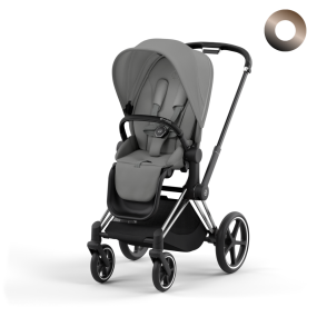 Cybex Priam Kinderwagen Mirage Grey Dark Grey Kies Kleur Frame