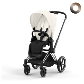 Cybex Priam Kinderwagen Off White Light Beige Kies Kleur Frame