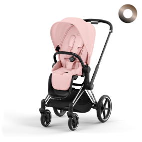 Cybex Priam Kinderwagen Peach Pink Light Pink Kies Kleur Frame