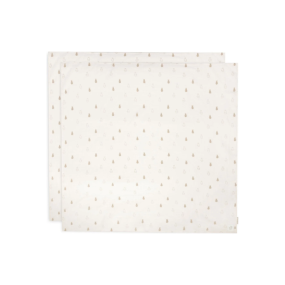 Jollein Hydrofiele Doek Large 115x115cm Happy Miffy Nougat (2-Pack)