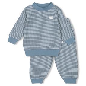 Feetje Pyjama Wafel IJs Blauw Maat 56