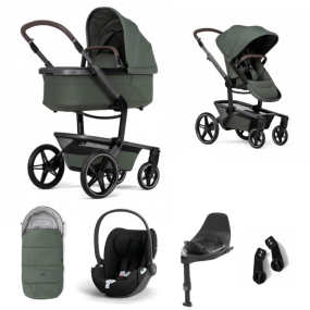 Joolz Kinderwagen 3 In 1 Day5 Forest Green + Isofix Base + Voetenzak