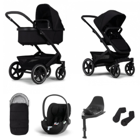 Joolz Kinderwagen 3 In 1 Geo3 Space Black + Isofix Base + Voetenzak