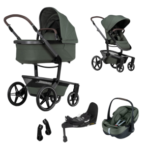 Joolz Kinderwagen 3 in 1 Day5 Forest Green + Joolz Maxi-Cosi Groep 0 Autostoel Pebble 360 Pro + Isofix Base