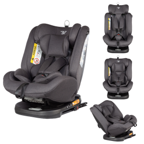 Bebies First Autostoel Groep 0/1/2/3 I-Size 360 Kiddo Grijs