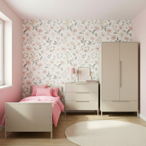 Born Lucky Tienerbed Napels Clay & Belmond Commode & Kledingkast