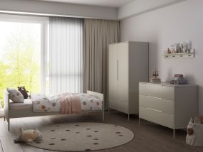 Born Lucky Tienerbed Napels Clay & Belmond Commode & Kledingkast