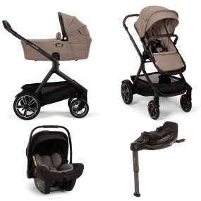 Nuna Kinderwagen 3 in 1 DEMI™ next Cedar + Autostoel PIPA™ next + Nuna Base CURV