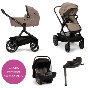 Nuna Kinderwagen 3 in 1 DEMI™ next Cedar + Autostoel PIPA™ next + Nuna Base CURV