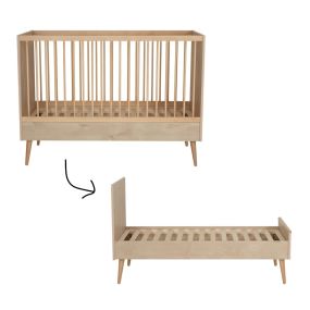 Quax Doorgroeiledikant Cocoon Natural Oak 70 x 140 cm