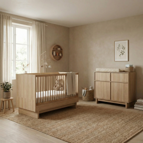 Quax Meegroei Babykamer 2 Delig Kyo Honey Ash 70 x 120 cm