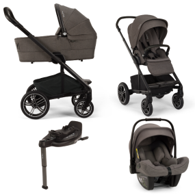 Nuna Kinderwagen 4 in 1 MIXX™ next Thunder + Autostoel PIPA™ next + BASE™ curv