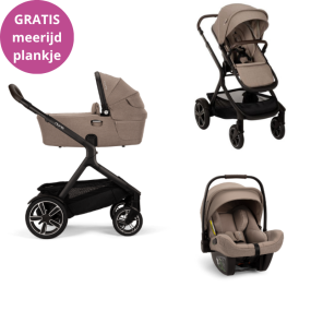 Nuna Kinderwagen 3 in 1 DEMI™ next Cedar + Autostoel PIPA™ next