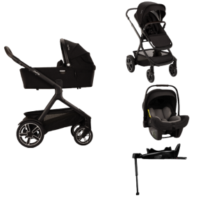 Nuna Kinderwagen 4 in 1 DEMI™ next Caviar + Autostoel PIPA™ next + Nuna 360° base
