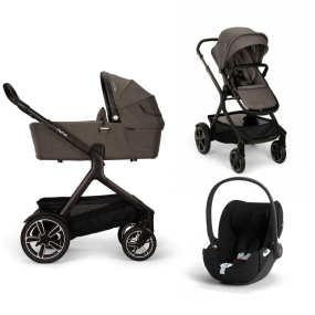 Nuna Kinderwagen 3 in 1 DEMI™ next Thunder + Autostoel Cloud T I Size