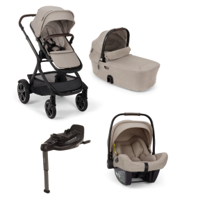 Nuna Kinderwagen 4 in 1 DEMI™ next Chateau (incl. Meerijdplankje) + Autostoel PIPA™ next + BASE™ curv