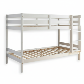 Casper Stapelbed Wit inclusief 2 Rollatenbodems