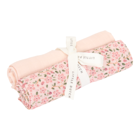Little Dutch Swaddle Doeken Set Hydrofiel 70x70 Fairy Floral/Blossom