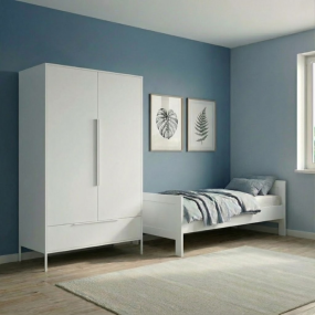 Born Lucky Tienerkamer Noel Wit 2 Delig Met Santiago Kledingkast