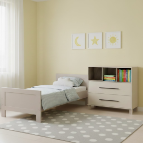 Tienerkamer Belmond Clay 2 Delig met Commode Geneve Clay