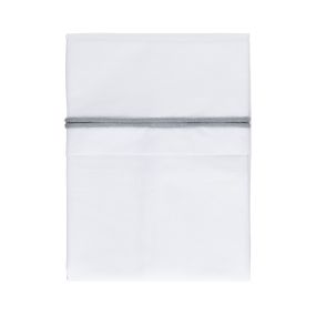 Baby's Only Wieglaken Gebreide Bies Nordic Blue/Wit