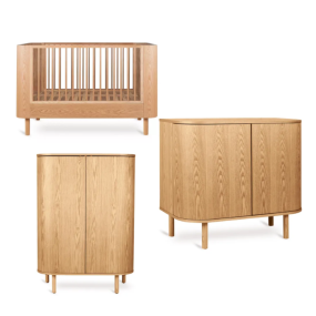 Quax Meegroei Babykamer Yume 3-delig Natural Ash 140x70