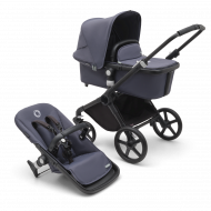 Bugaboo Kinderwagen 2 In 1 Fox Cub Compleet Black Stormy Blue 