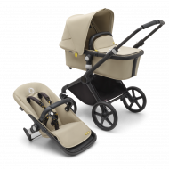 Bugaboo Kinderwagen 2 In 1 Fox Cub Compleet Black Desert Beige