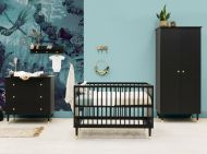 Bopita Cloë Babykamer 3 Delig Mat Zwart