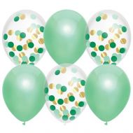 Ballonnen Mix Lovely Mint 30 cm 6 Stuks 