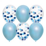 Ballonnen Mix Sky Blue 30 cm 6 Stuks