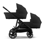 Cybex Tweeling Kinderwagen Gazelle S Black Moon Black