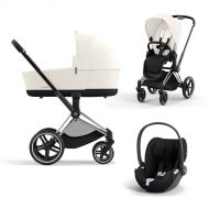 Cybex Priam Kinderwagen 3 In 1 Off White Light Beige Style It Yourself Met Cybex Autostoel Cloud T