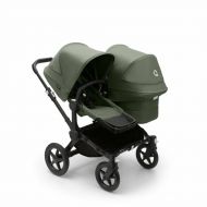 Bugaboo Donkey 5 Duo Kinderwagen Core Black Forest Green