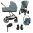 Cybex Kinderwagen 3 in 1 Balios S Lux Set M Stormy Blue | Light Blue