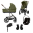 Cybex Kinderwagen 3 in 1 Balios S Lux Set M Moss Green | Khaki