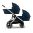 Cybex Tweeling Kinderwagen Gazelle S Silver Ocean Blue Navy Blue