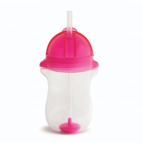 Munchkin Drinkbeker Met Rietje Click Lock Roze