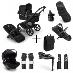 Bugaboo Kinderwagen Fox 5 Renew Ultieme Newborn Bundel Complete Black | Heritage Black