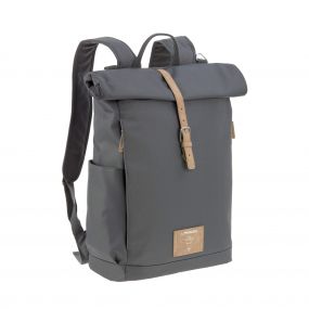 Lassig Backpack Rolltop Antraciet