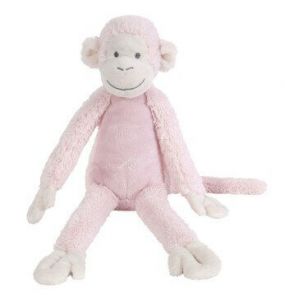 Happy Horse Knuffel Monkey Mickey Roze 43 cm