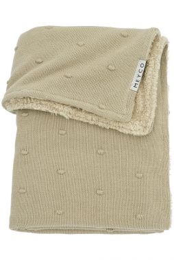 Meyco Wiegdeken Teddy Mini Knots Sand 75x100cm