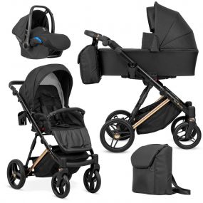 Born Lucky Kinderwagen 3 In 1 Adore Zwart Rose