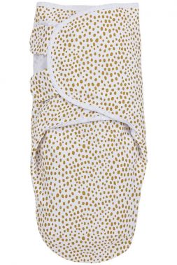 Meyco Swaddle Inbakerdoek Cheetah Honey Gold 0 Tot 3 mnd