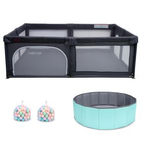 Cabino Grondbox Met Ballen Grijs 150 x 200 x 68 cm