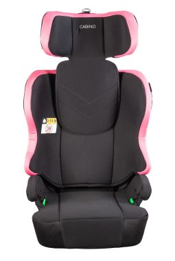 Cabino Autostoel Groep 2/3 Dynamic 100 - 150 cm I-Size Zwart Roze