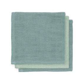 Jollein Bamboe Monddoekje Ash Green 3 Pack